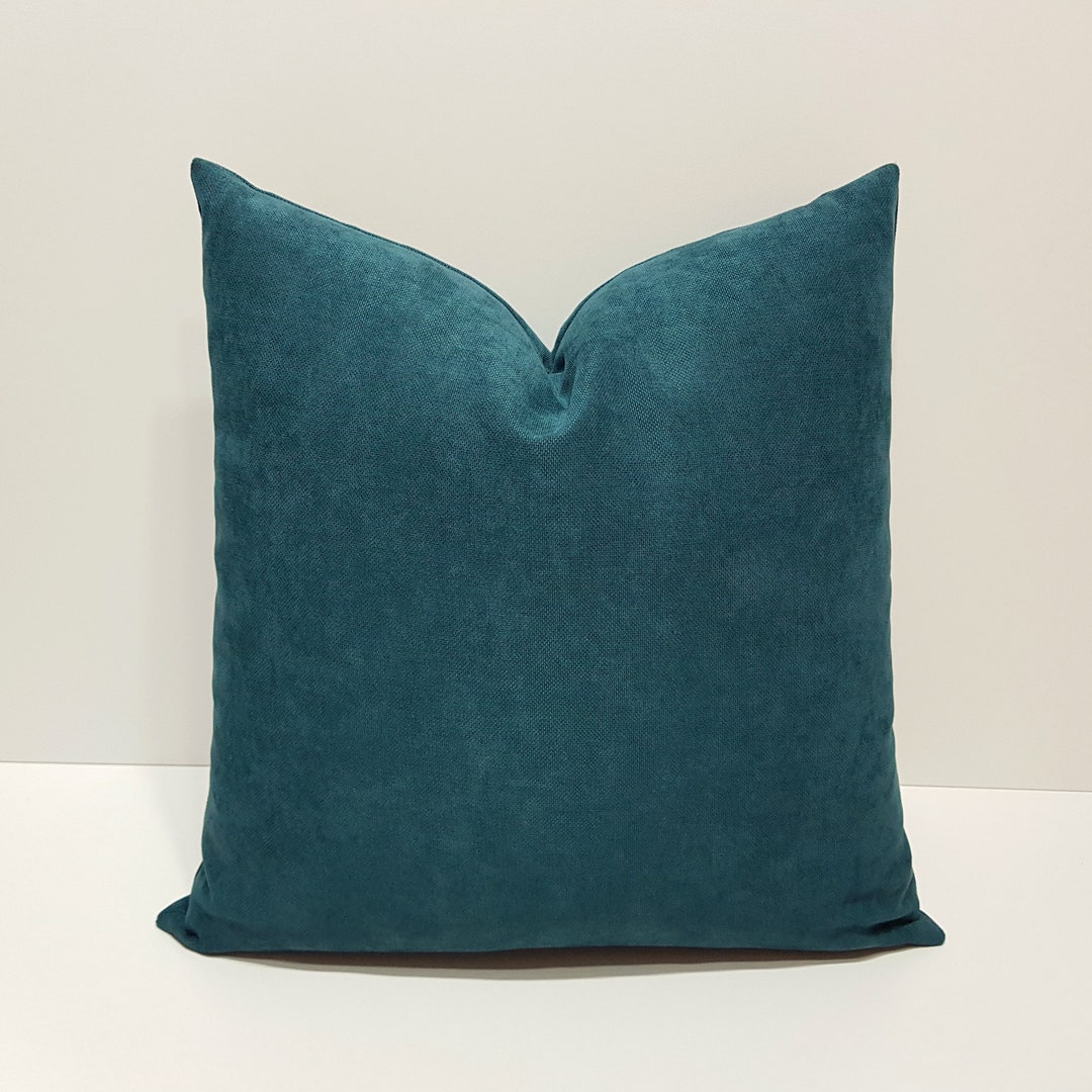 Dark Teal Pillow Cover, Cushion Cover, Teal Green Throw Pillow Cases