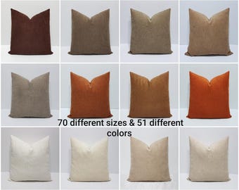 brown throw pillow covers, sofa lumbar cushion cases, taupe couch pillowcase