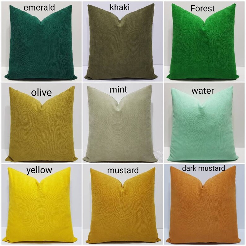 Brown Pillow Covers Solid Brown Cushion Cover Lumbar Pillow Etsy