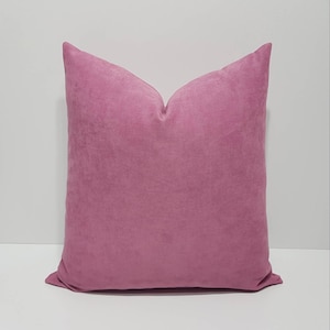 pink pillow cover, solid pink cushion cover, sofa throw pillow, pink farmhouse pillow cases, kissenhülle, 20x20, 22x22, 24x24, 26x26, 30x30