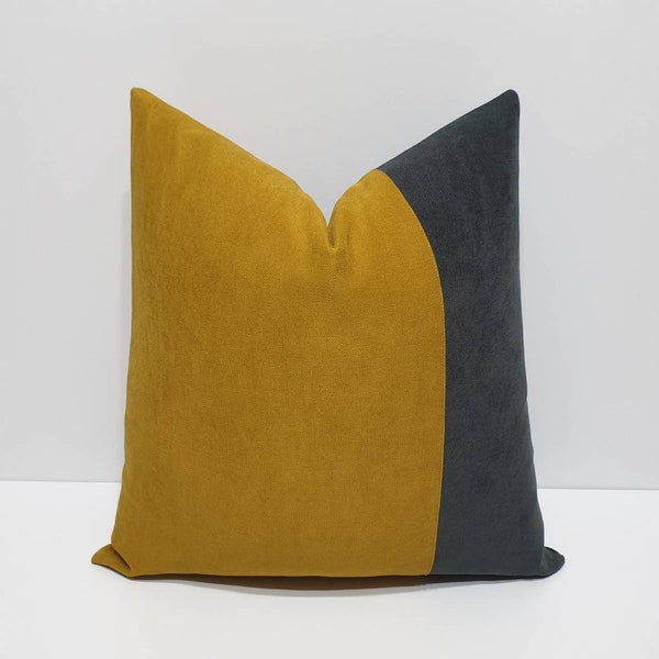 Mustard Yellow Gray Etsy