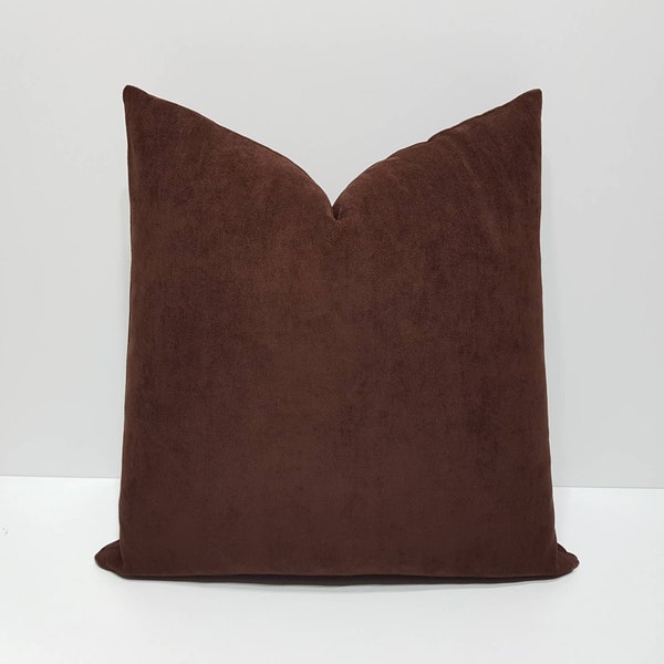 Dark Brown Pillow - Etsy