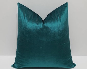 green velvet pillow cover, bright velvet cushion case, modern green cushion cover, luxury velvet throw pillow, velvet lumbar pillow, kissen