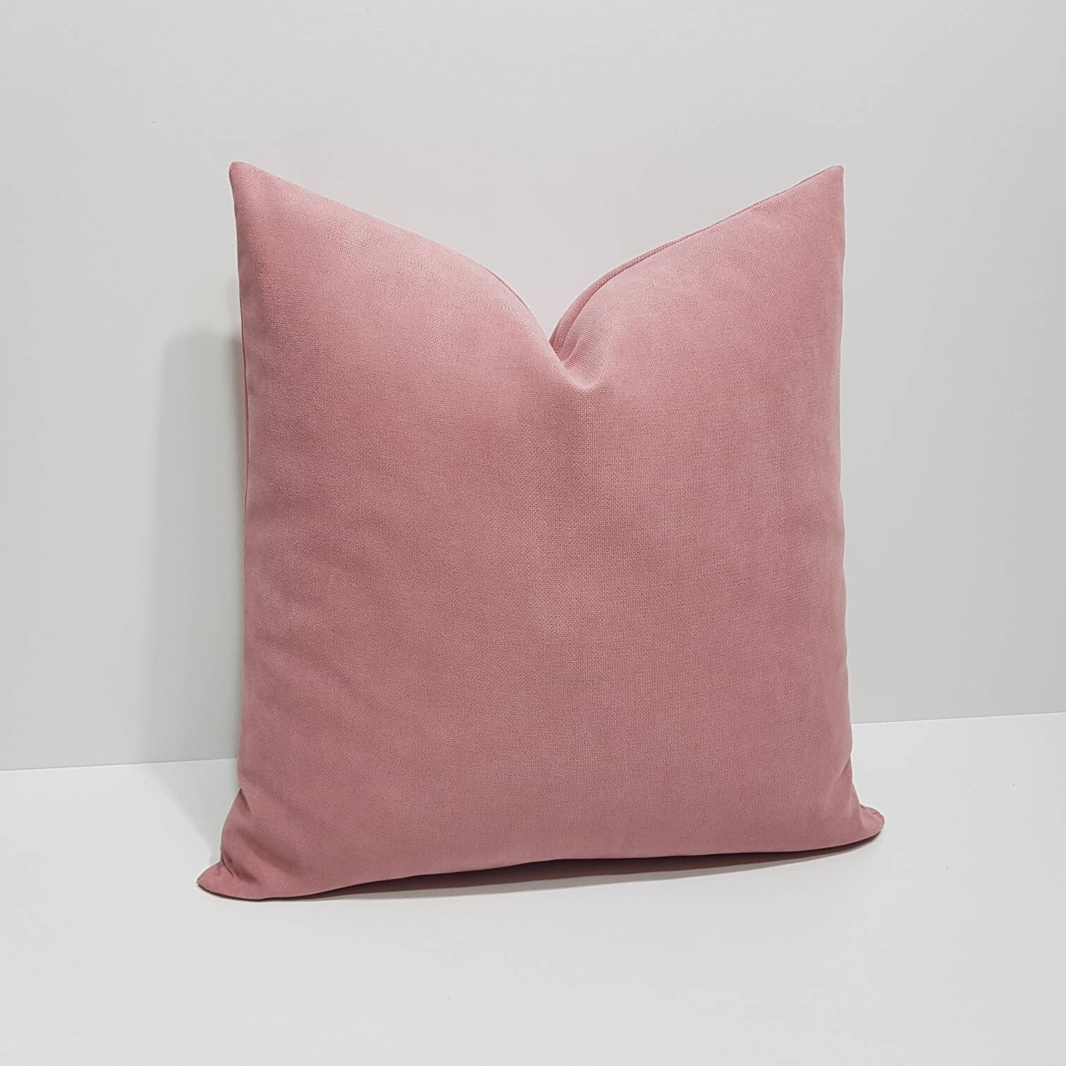 Blush Pink Pillow Cover Blush Pink Cushion Cover Pink Couch Etsy