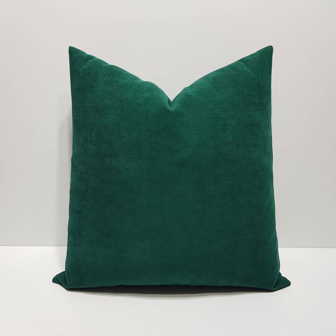 Emerald Green Pillow Cover Green Cushion Covers Solid Etsy Australia