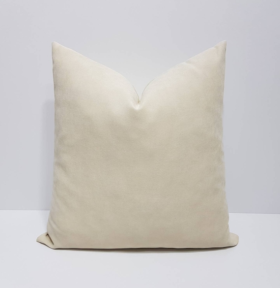 Cream Pillow Cover Cream Cushion Cover Cream Throw Pillow Case Cream Lumbar Pillow Cover Solid Sofa Cushion 28x28 30x30 32x32 34x34 Etsy Australia