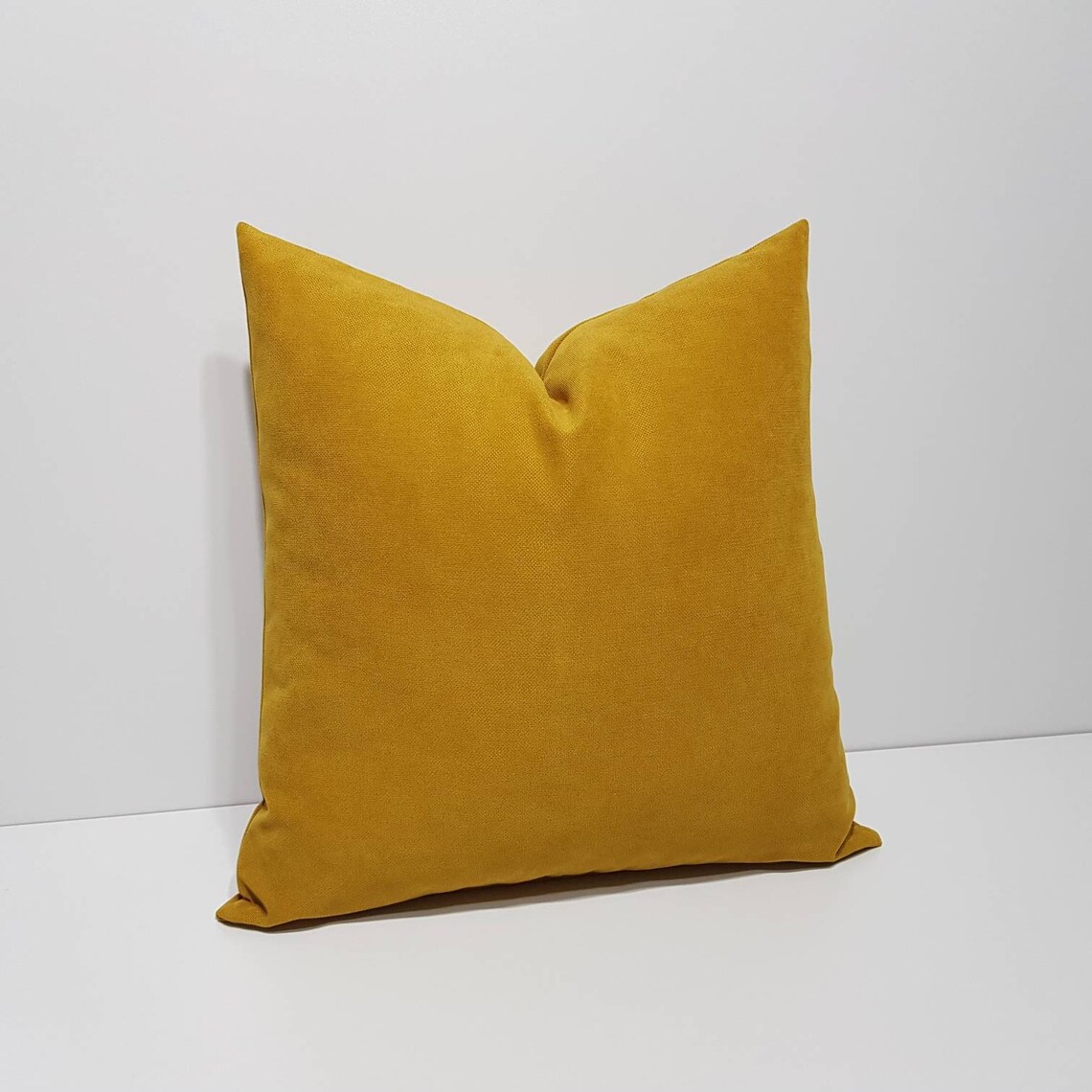 Mustard yellow pillow cover yellow cushion cover mustard Etsy