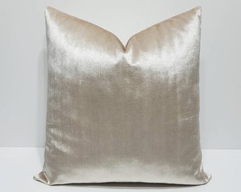 Beige Samt Sofa Kissenbezug, heller Couch Kissenbezug, lumbaler Kissenbezug