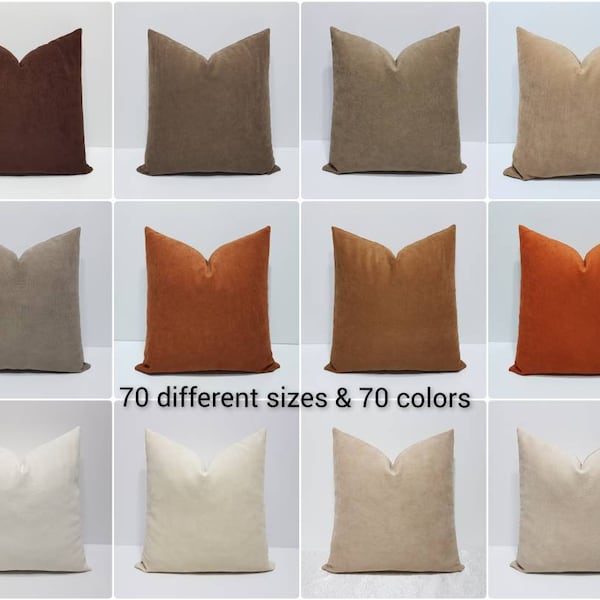 Brown Couch Pillows Etsy