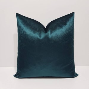 velvet pillow cover, dark green pillow cover, velvet cushion cases