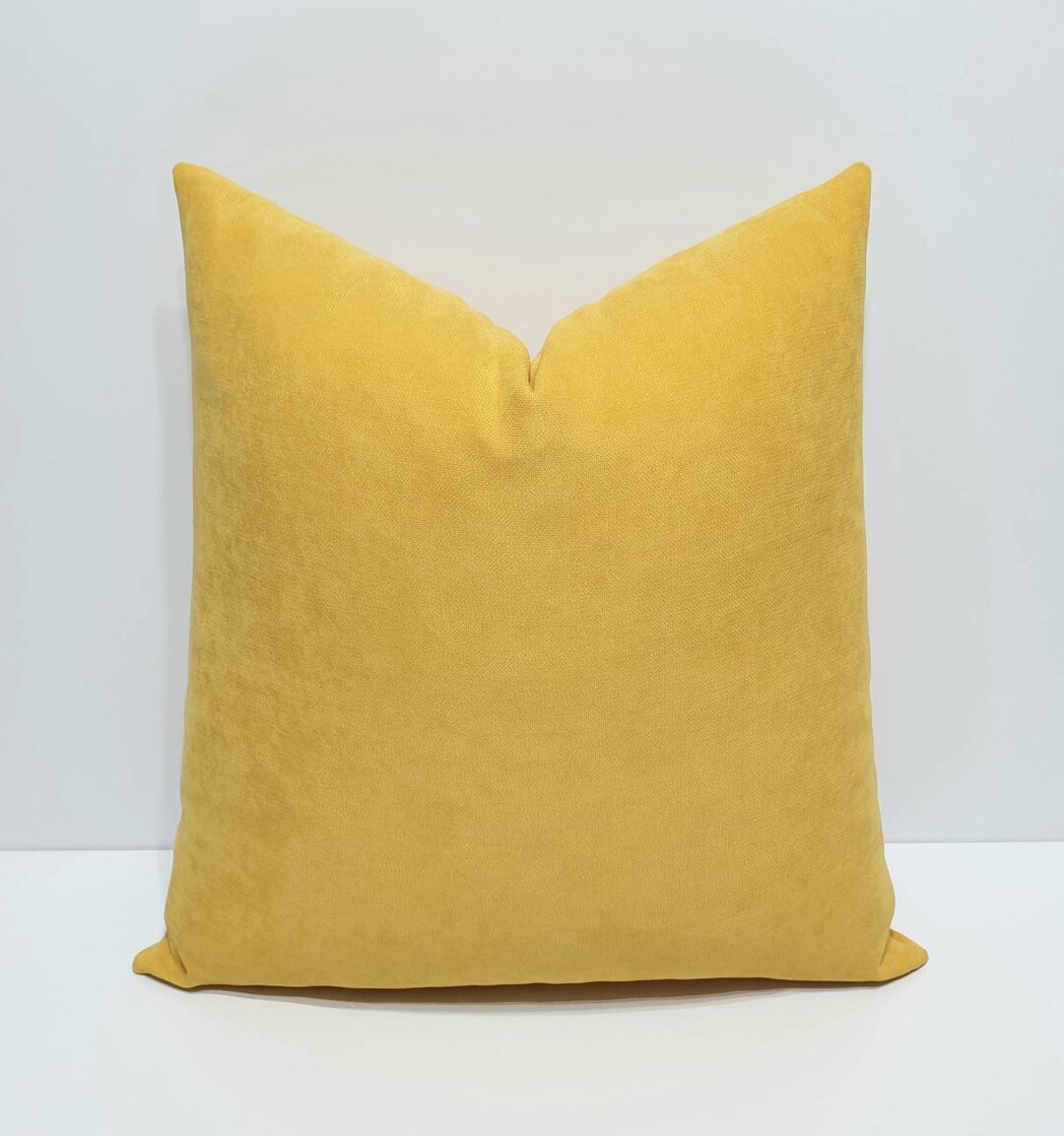 Yellow Pillow Cover, Yellow Cushion Cover, Yellow Lumbar Pillow Case