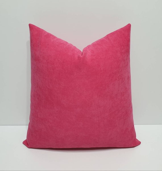 Hot Pink Pillow Cover Gum Pink Cushion Cover Hot Pink Lumbar Pillow Case Bed Throw Pillow Case Large Sofa Cushion Couch Pillows Etsy