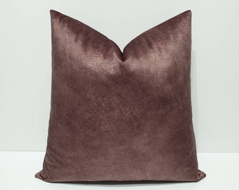 velvet pillow cover, dark dried rose pillow cover, soft velvet throw pillow cover, luxury velvet cushion case, velvet lumbar pillow covers