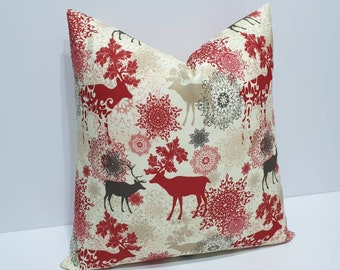 YCOLL Kerst Kussens 45x45 Kerst Kussen Hoes Set van 4 Decoratieve Kussen Hoezen Bank Bed Kussens voor Kerst Decoratie