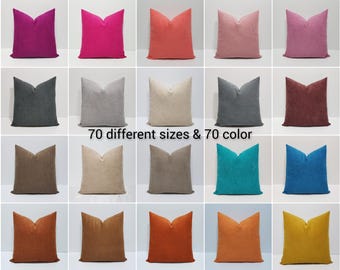 Fundas para cojines de sofá, fundas para cojines de sofá de color liso, funda de almohada grande Euro sham, decoración de diseño para el hogar