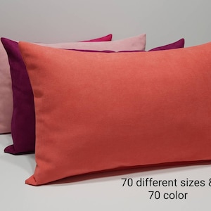 lumbar pillow covers, rectangular pillow cover, extra long lumbar pillow case, throw pillow cover, bed pillows, oblong couch pillow cover