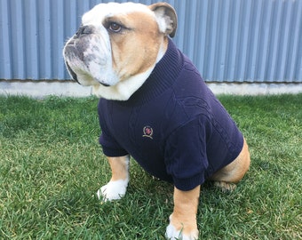 tommy hilfiger bulldog sweater