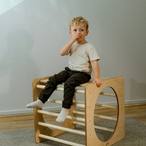 FREE SHIPPING in EU, Climbing cube, Climbing frame, Transformale climbing cube, table cube, montessori climber, Kletterwürfel, klettergerüst