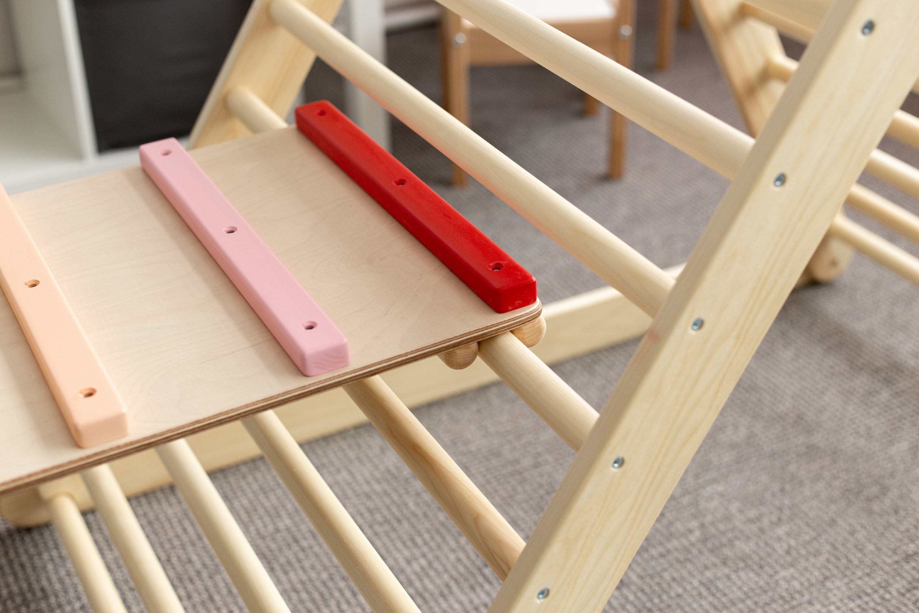 RAINBOW laminated Ladder board and sliding board for climbing Etsy