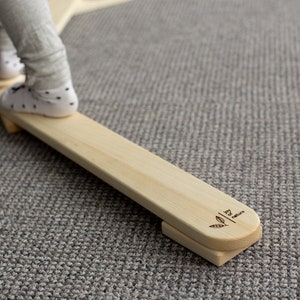 FREE DELIVERY, Balance beam set for kids, little gymnast, balance strahl, children low beam, balance board from wood, wooden balance beam