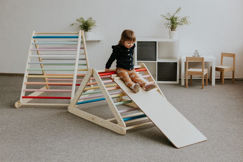 klimrek peuter indoor climbing triangle for toddler indoor slide jungle gym faroro jungle gym triangle salle de gym Klimrek binnen