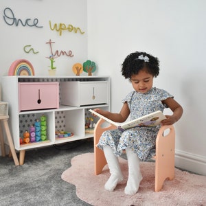 personalized step stool for toddler, Colored chair, Present for birthday, christmas, nursery furniture for baby, step stool helper