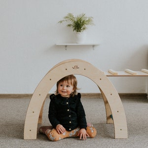FREE DELIVERY in EU, climbing arch, jungle gym for toddler, klettergerst indoor kind, kletterbogen holz, klettergerst kind, ladder ramp