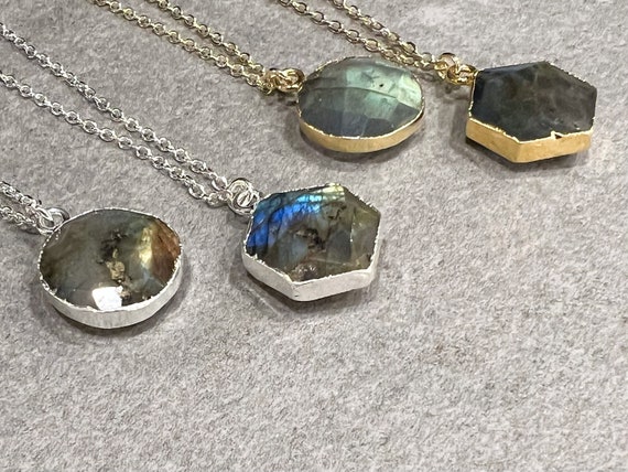 Open Circle Pendant Necklace with Pyrite Accents 14k Gold-plated Sterling Silver, 29-inch Open Circle Pendant Necklace with Pyrite Accents 14k Gold-plated Sterling Silver, 29-inch
