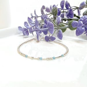 Custom Morse Code Name Bracelet, Personalized Birthstone Gift for New Mom, Dainty Word Choker Necklace, Family Baby Child Boho Chic Anklet