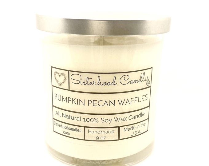 Pumpkin Pecan Waffle 100% Soy Wax Candle