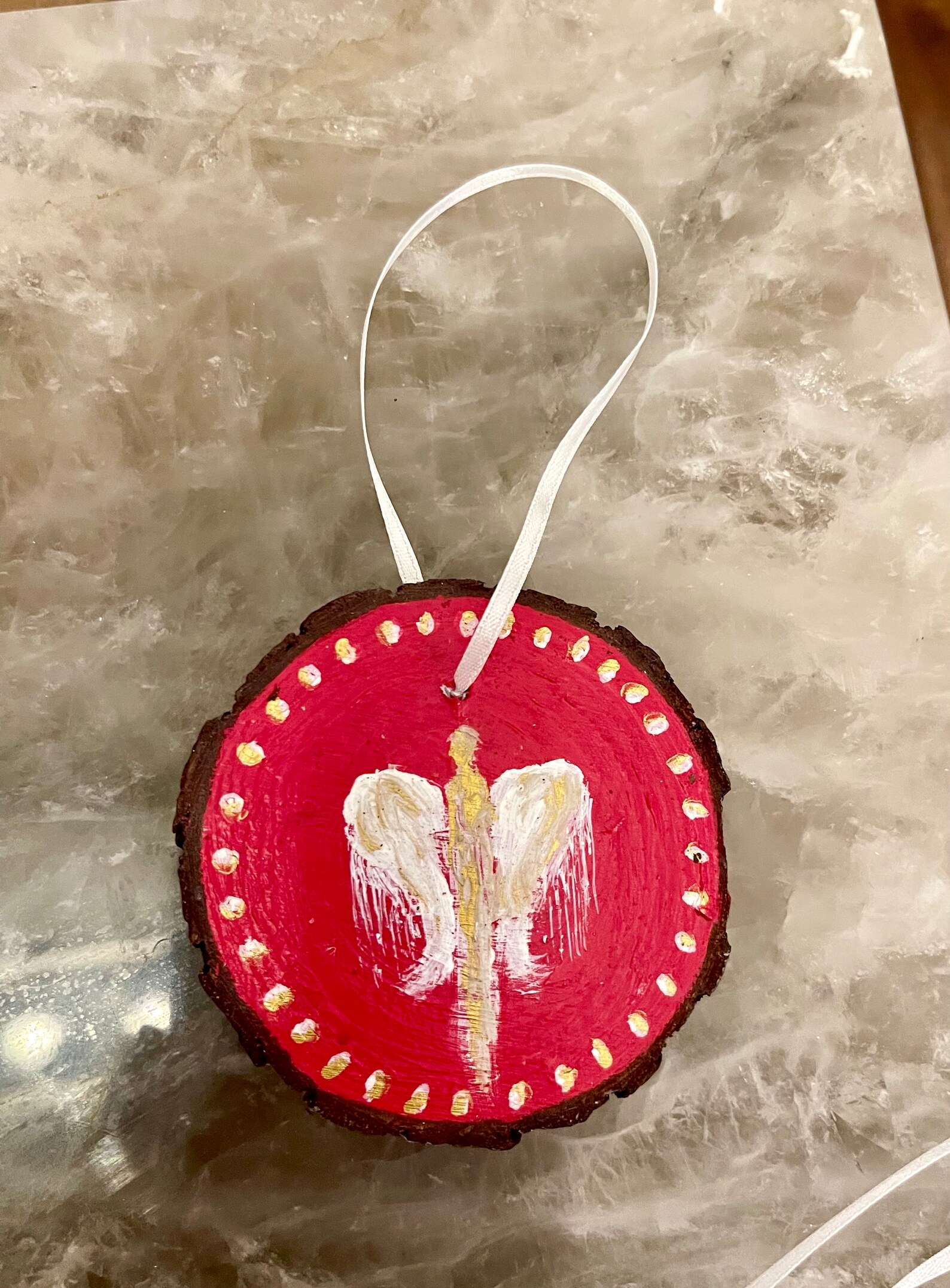 Wooden Hand Painted Christmas Ornament - Etsy