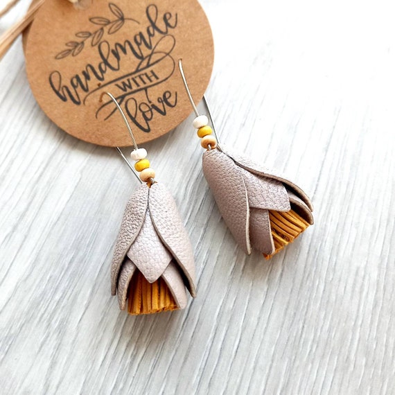 How to Make Faux Leather Earrings with a Cricut - Amy Romeu