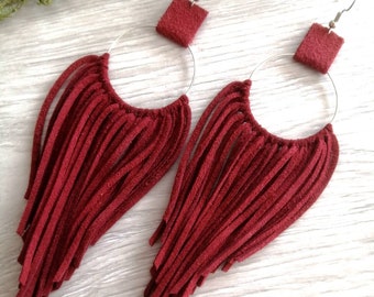 elegant handmade bold chandelier dark red black maroon big drop large earrings elegant handmade bold chandelier dark red black maroon big drop large earrings