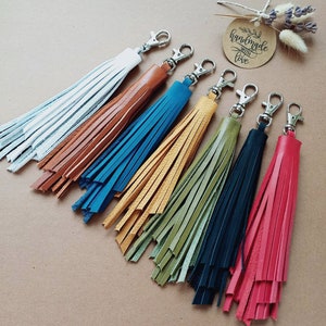 Leather Tassels With Mink Fur Ball Key Chain With One Tassels For Car  Keychain Keychain Tassels Leather Tassel Bag Key Ring Jewelry Car Circle  Key Rings Gift Ba… in 2023