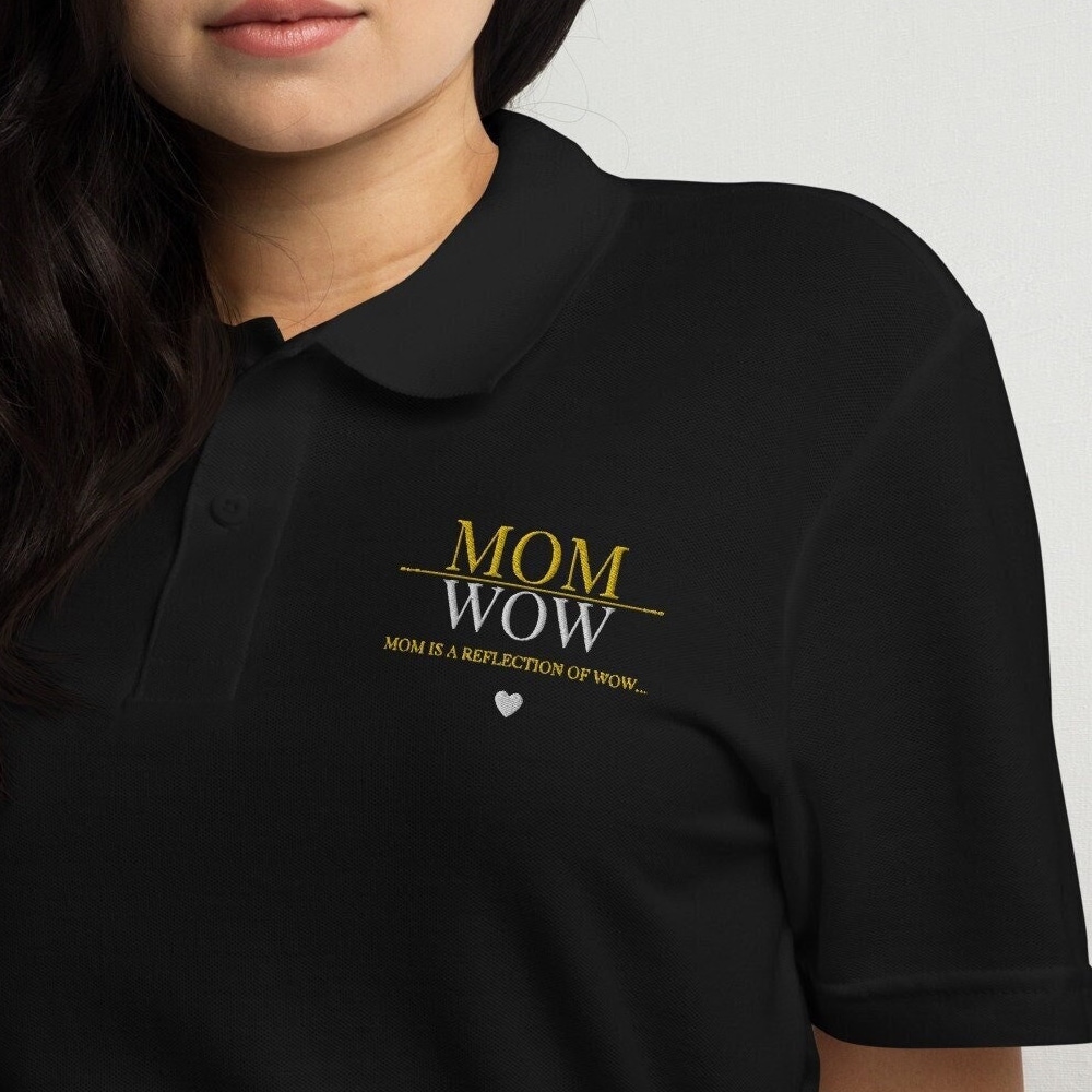 Mom Polo T-Shirt, Gift For Mom, Happy Birthday Mom, Women Polo Shirt, Mothers Day Gift, Women Embroidery Shirt, Women T-Shirt, Mothers Tee Amitytees