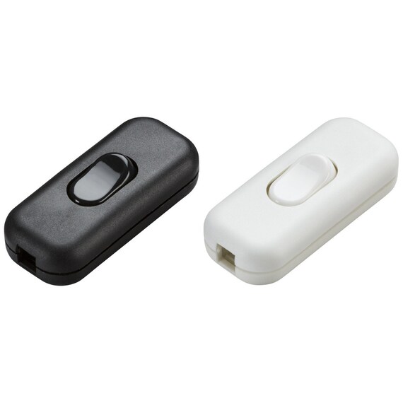 6A Inline Cord Switch for Table Lamp Black or White Etsy