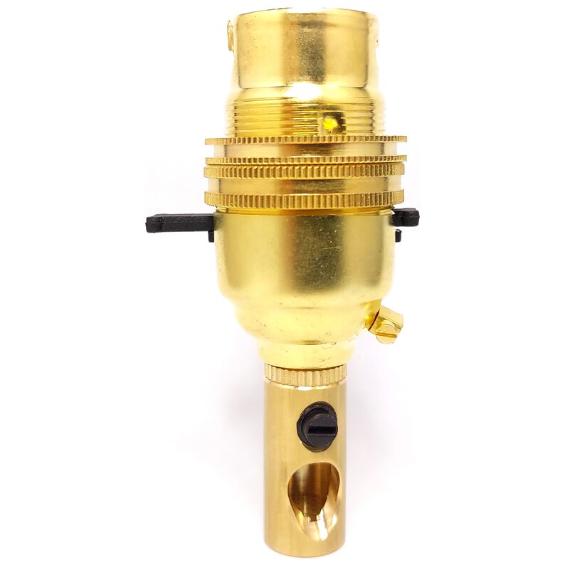 Brass Side Entry Cord Grip 10mm Table Lamp Bulb Holder Cable 3m Etsy