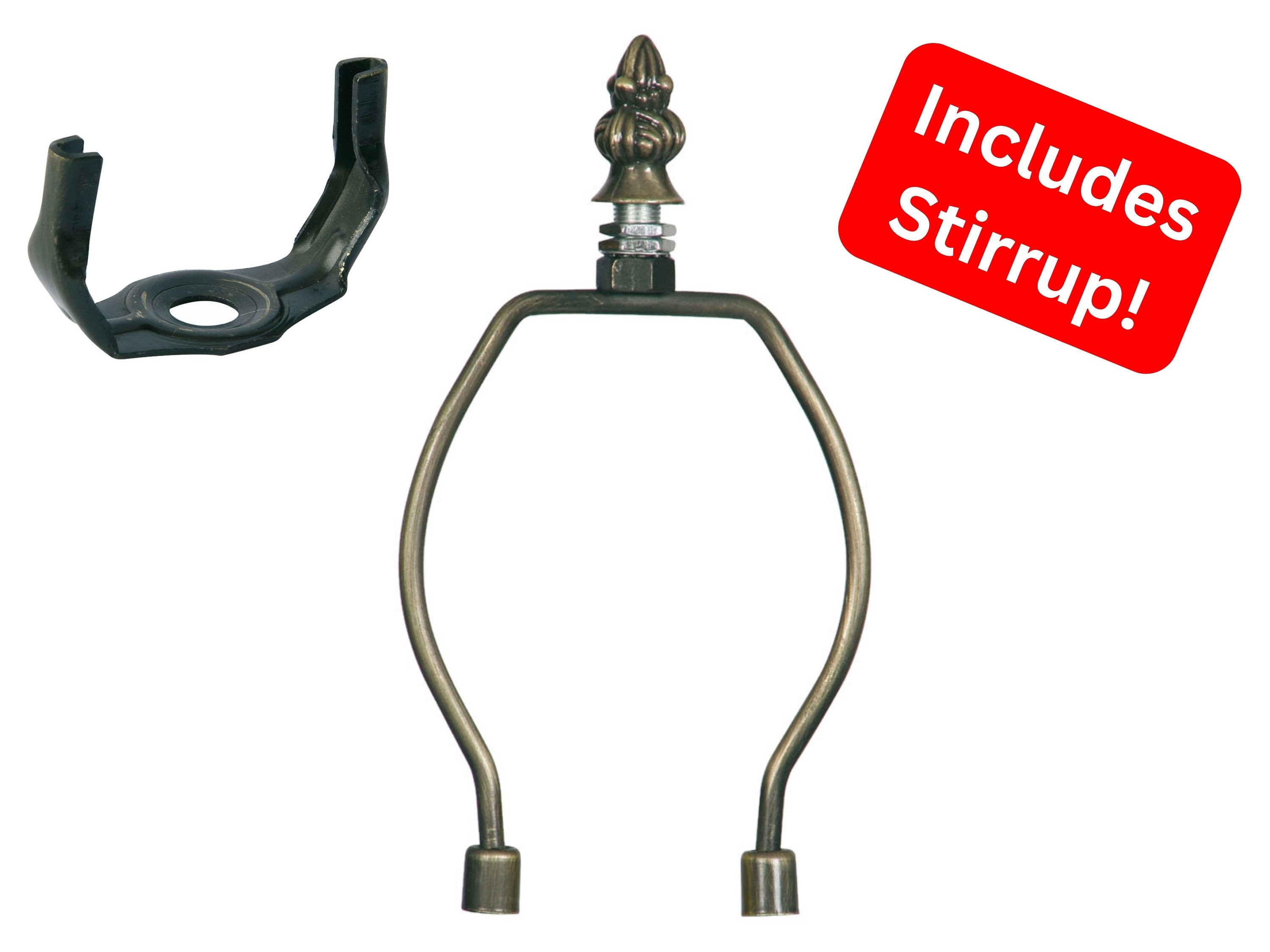 Harp Lamp Shade Carrier With Stirrup Tiffany Light Fitting Etsy Australia