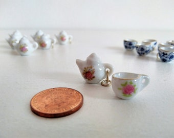 ceramic teapot and teacup beads