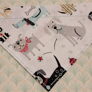 Choice of 4 Over the Collar Dog Bandana Styles / Small Medium Large Dog Bandanas / Floral Dog Bandana / Cute Dog Bandana