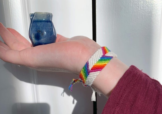 Thick candy shop stripe bracelet