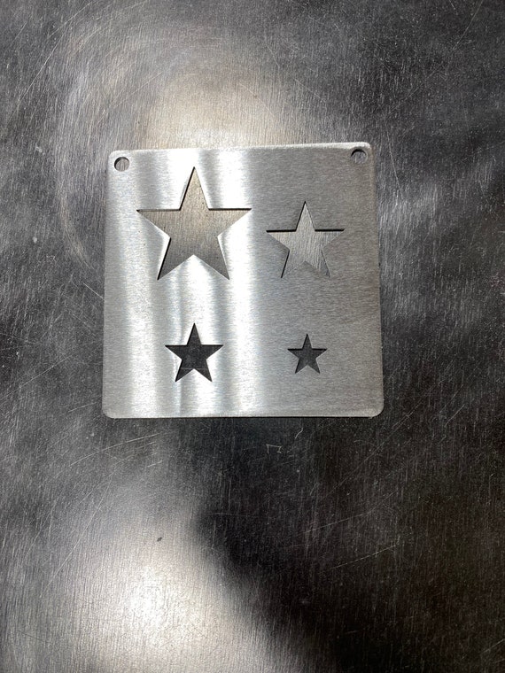 Small Star Metal Stencil for Wood Router, Painting, Wood Burning, Pattern  Making 