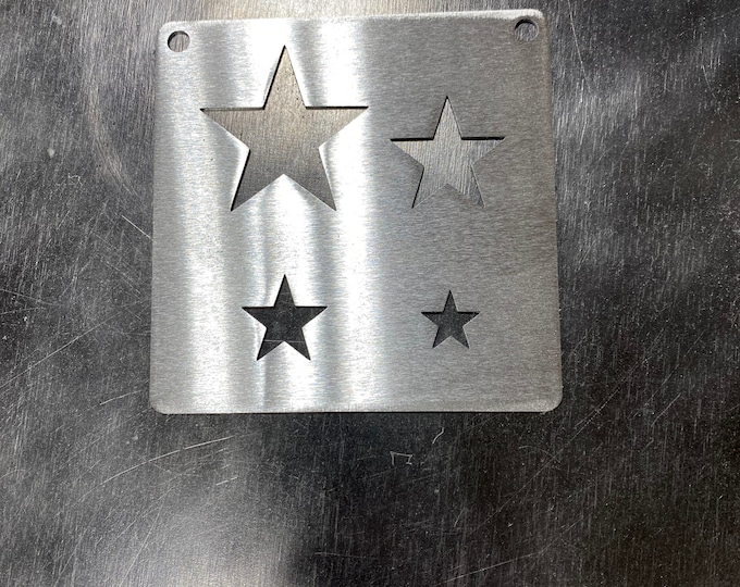 Large Metal Star Stencil for 5 Foot Wide Wood American Flags, Metal ...