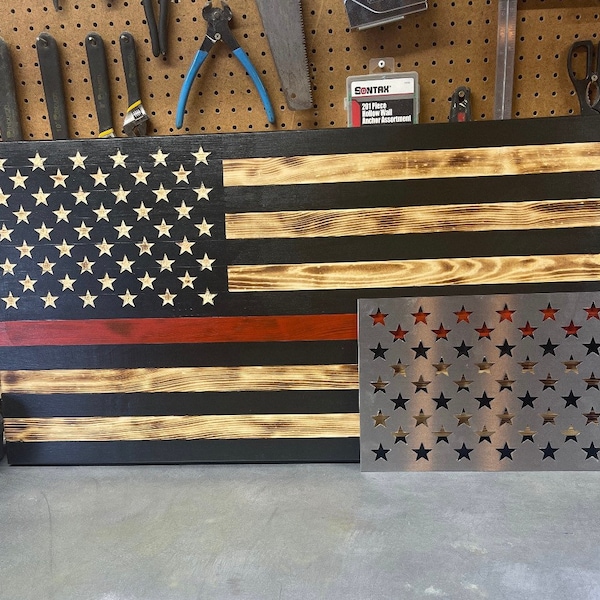 Metal Star Stencil for Wood American Flags, metal star router stencil, metal stencils