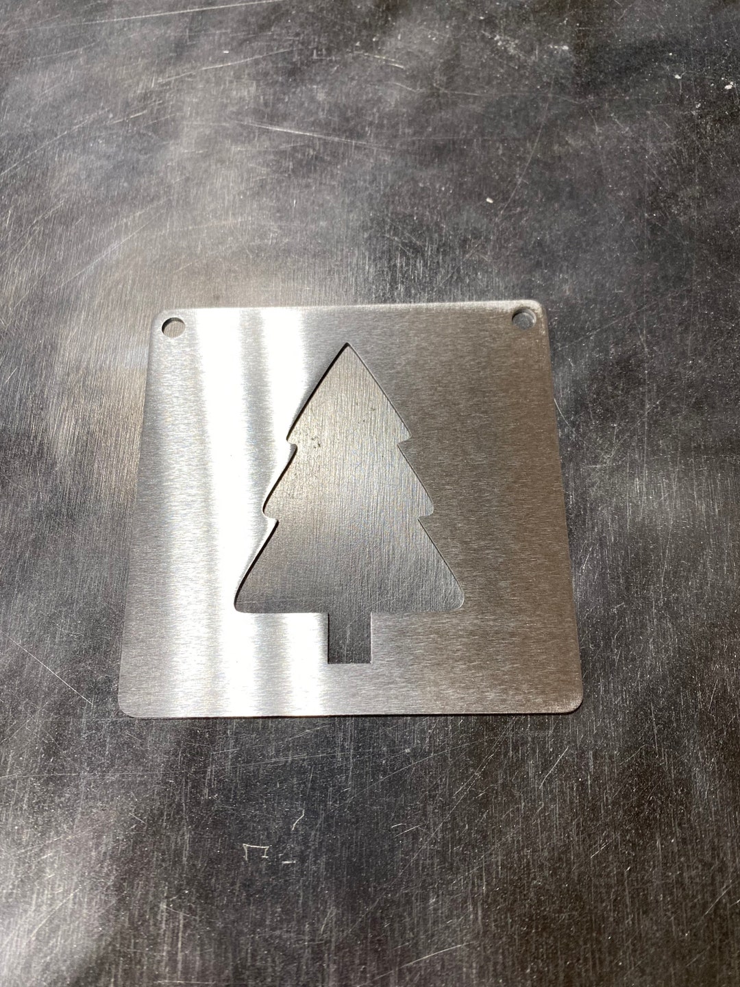 Tree Stencil For Router Small Pine Tree Metal Stencil for Wood Router, Painting, Wood Burning ...