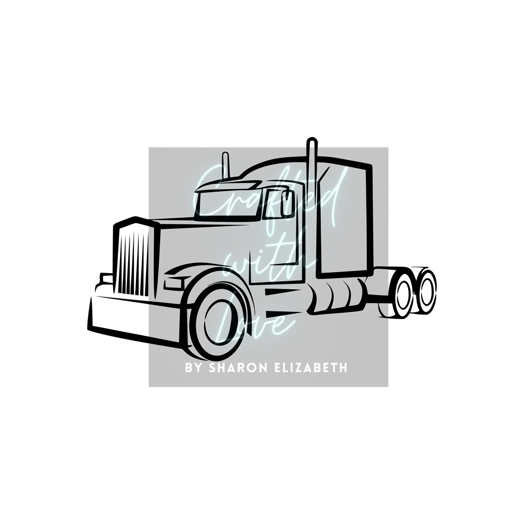 Dig Rig Svg 18 Wheeler-big Rig-svg-digital Download - Etsy Australia