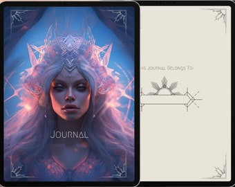 Higher Self Journal 3 Digital Daily Journal, Daily Digital Planners for Goodnotes or Notability, BONUS free digital stickers