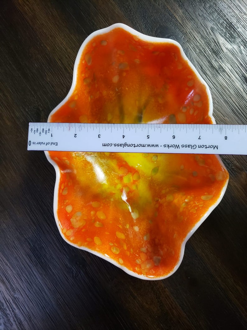 Fused Glass butterfly Bowl Etsy