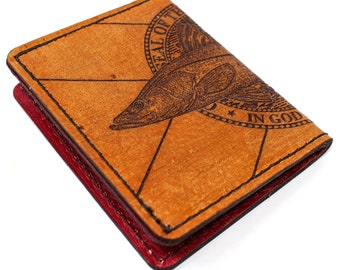Leather Wallet -  FL Flag - Snook