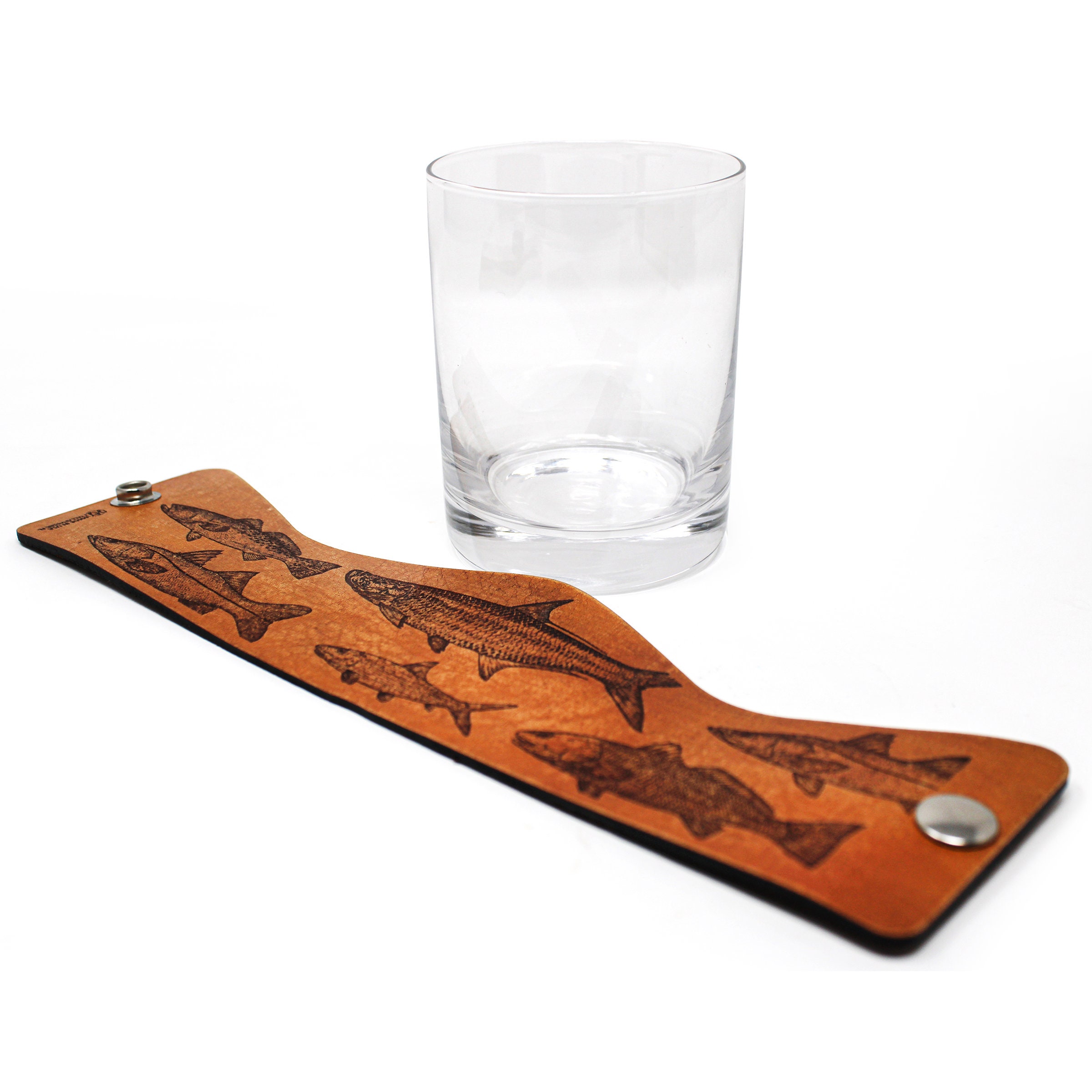 Whiskey Glass Leather Wrap Full Slam Set Etsy